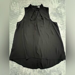 Euc Love Fire Women's Top Sz XXL Sleeveless Black Key Hole High Neck